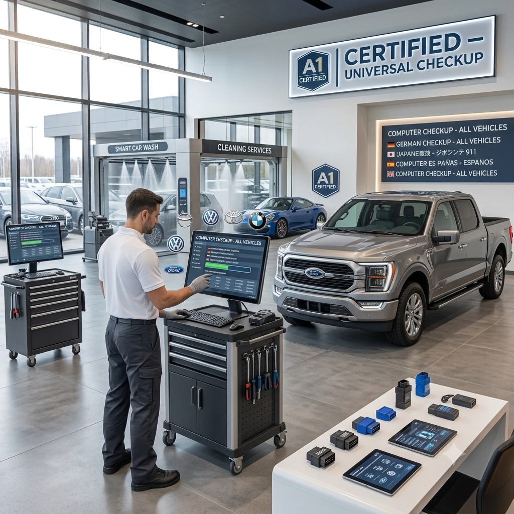 Computer checkup for vehicles